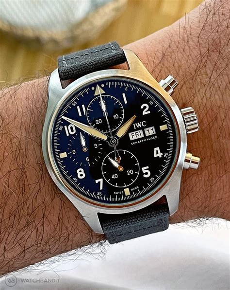 iwc spitfire chronograph gray.